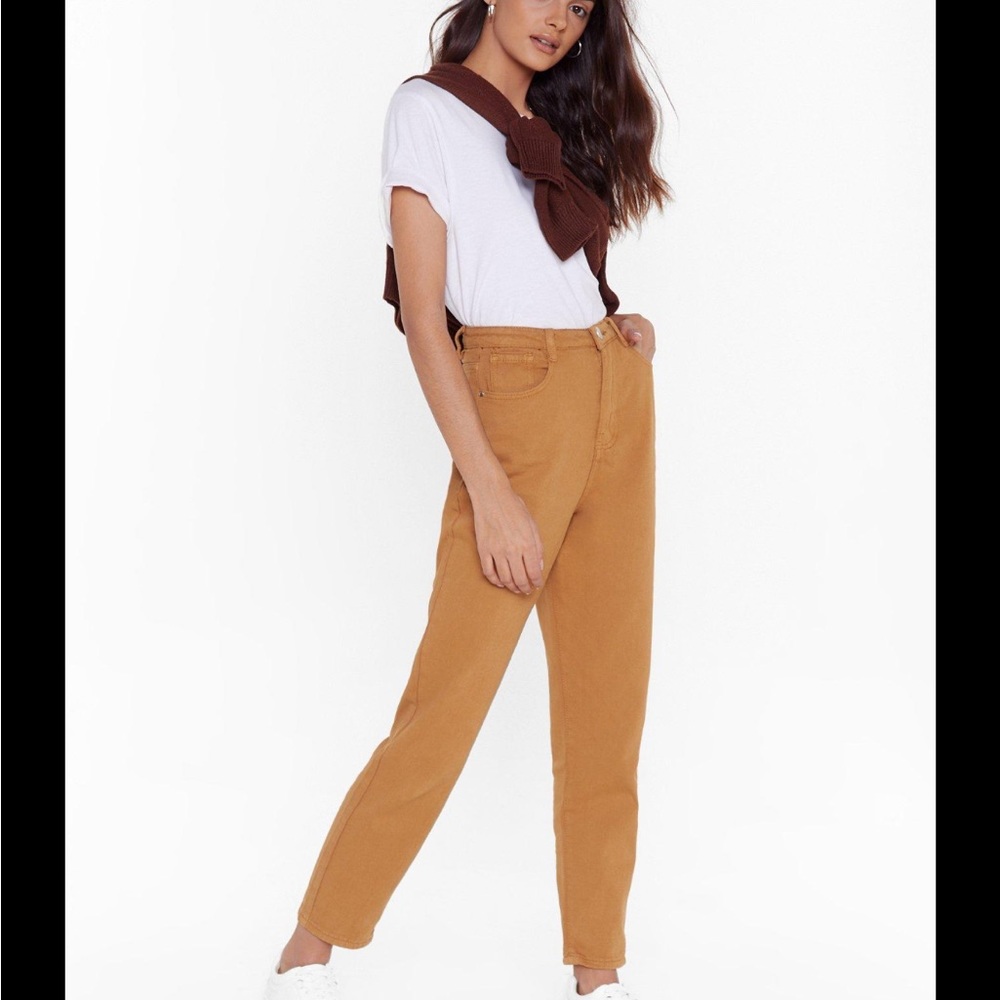 Mustard mom jean